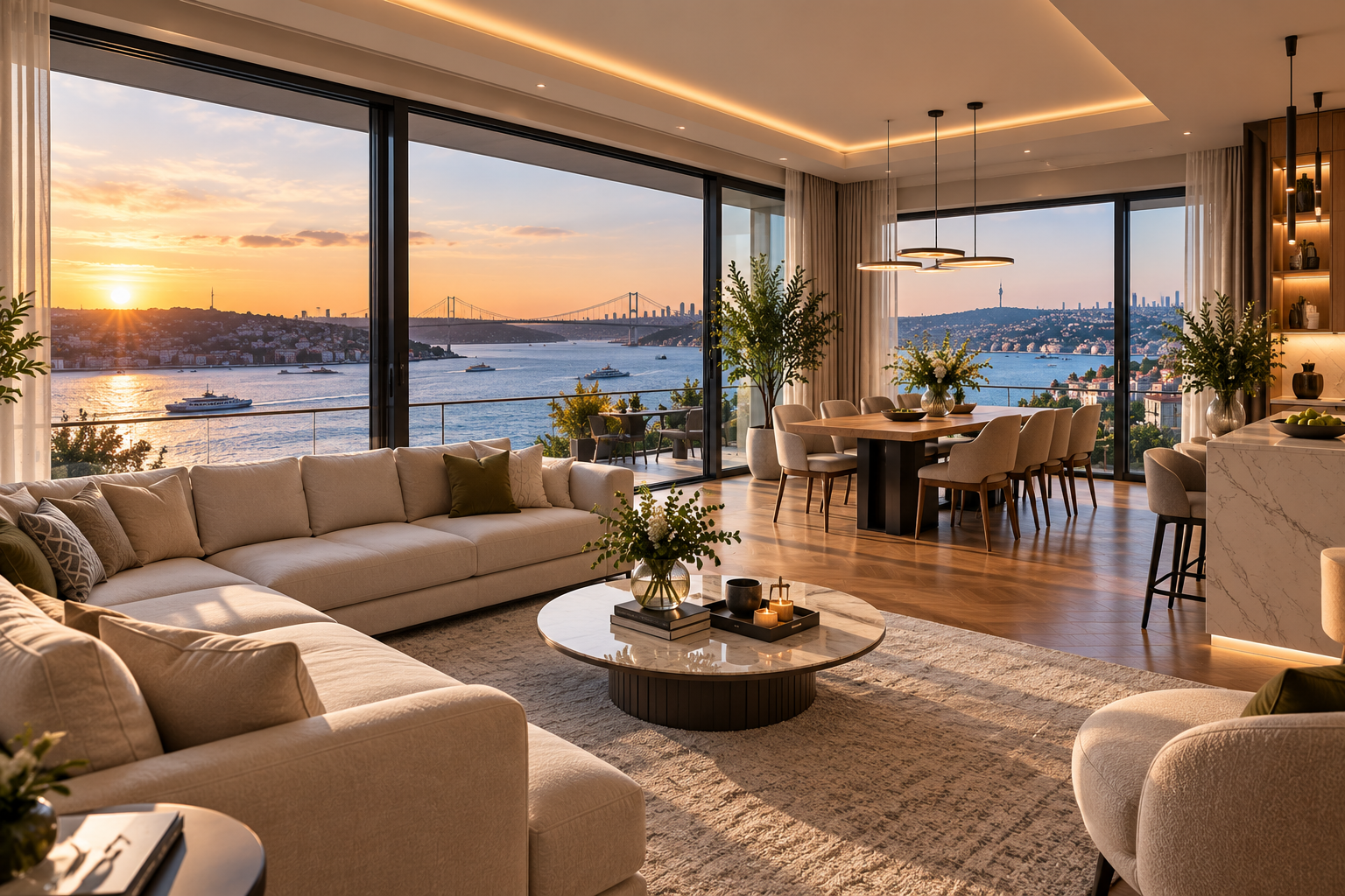 Üsküdar Boğaz Hattı Dairelerinde Tadilat ve Dekorasyon: Manzara, Işık ve Mekân Planlaması Rehberi